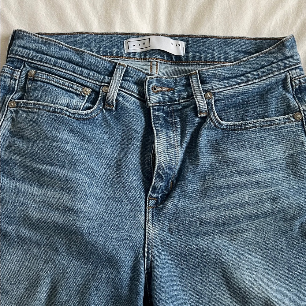 AYR Straight Leg Jeans - Classic Denim